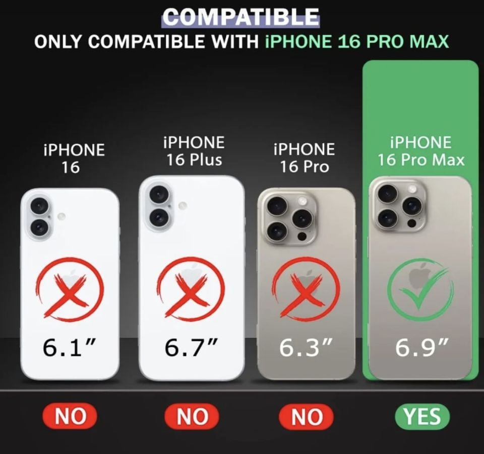 iPhone 16 Pro Max Kılıf SARARMAZ Sert Şeffaf Lens ve Hoparlör Toz Korumalı Ultra Ince