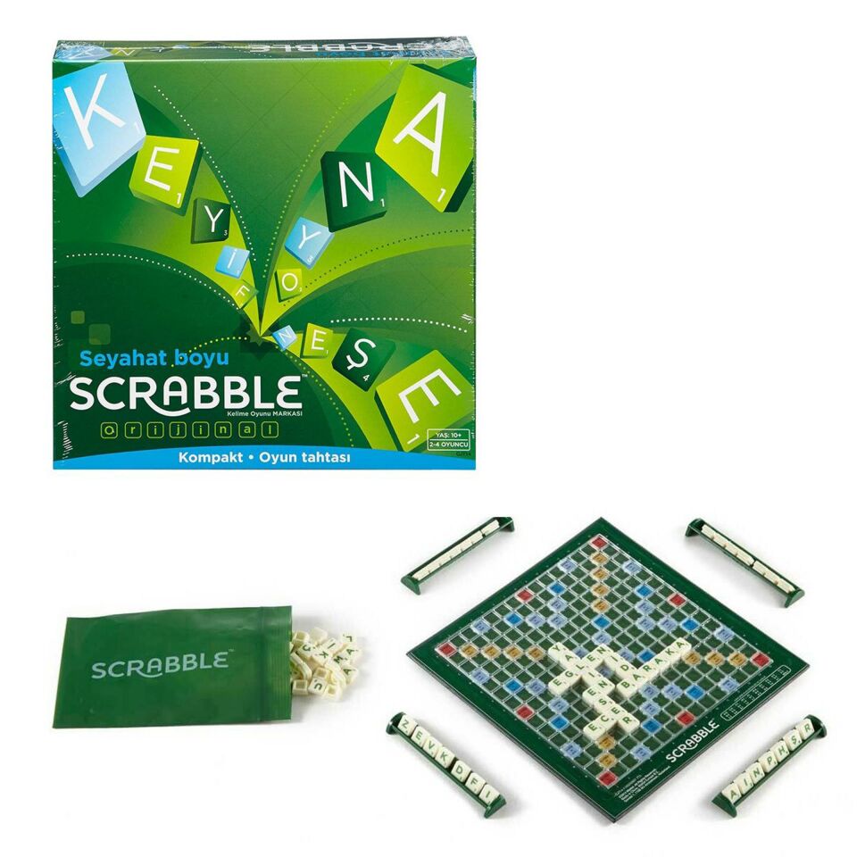 Mattel Scrabble Travel Türkçe Cjt14