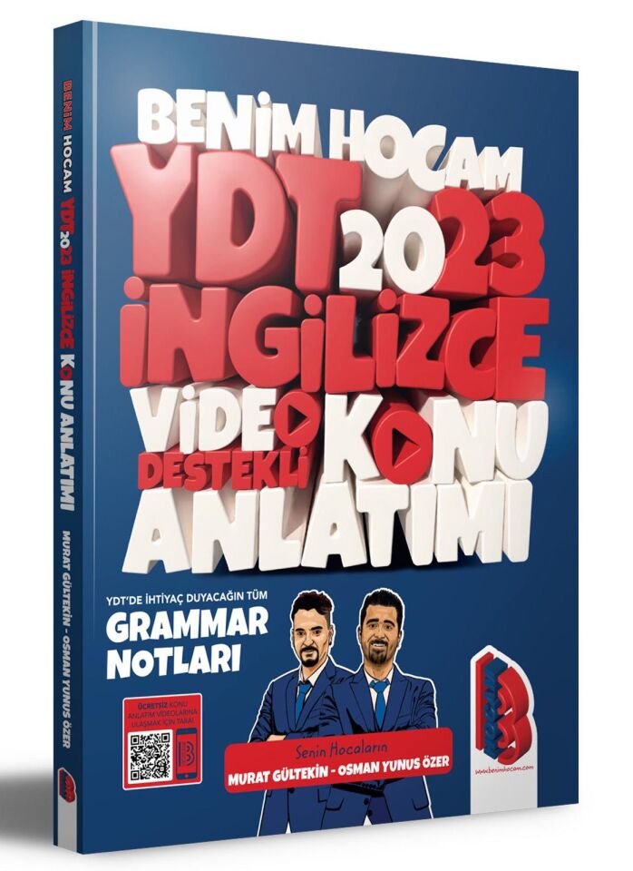 Benim Hocam YDT İngilizce Video Destekli Konu Anlatımı 2025