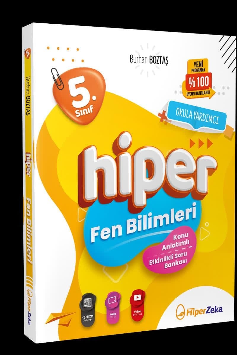 Hiper Zeka 5.Sınıf Hiper Fen Bilimleri Konu Anlatımlı-Etkinlikli Soru Bankası 2025