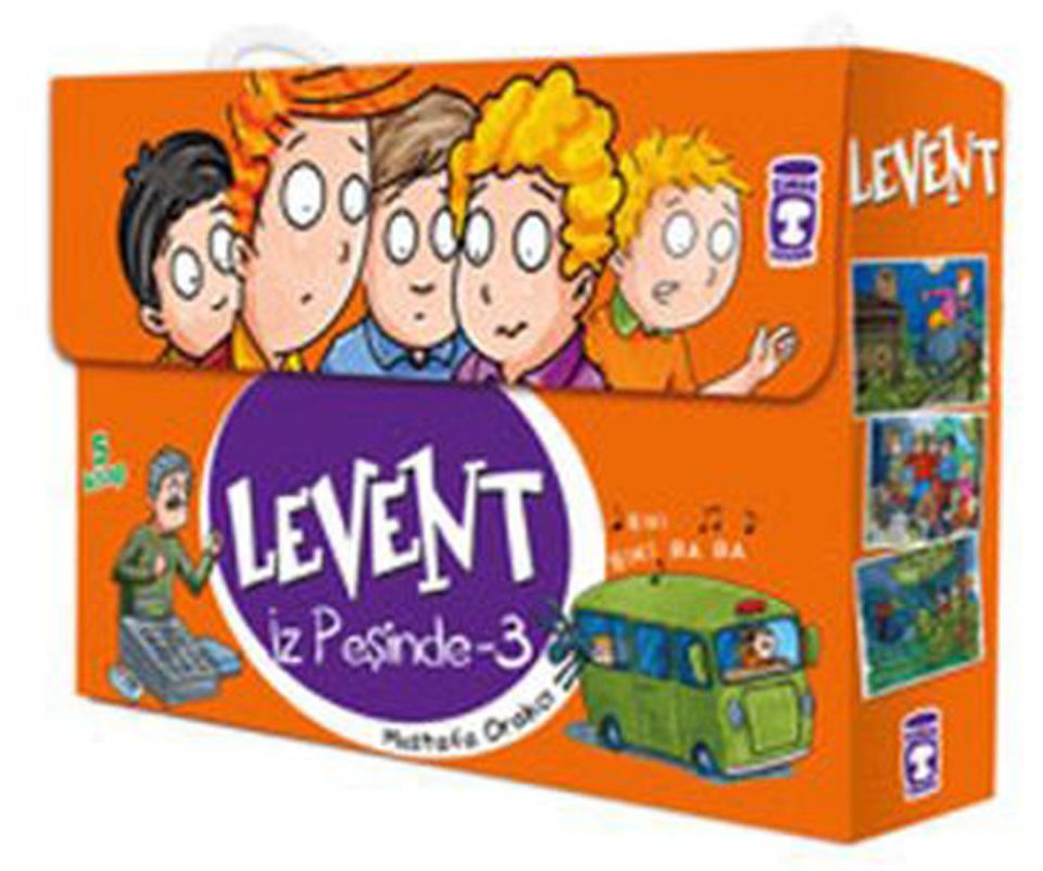 Levent İz Peşinde 3.Set 5 Kitap Takım