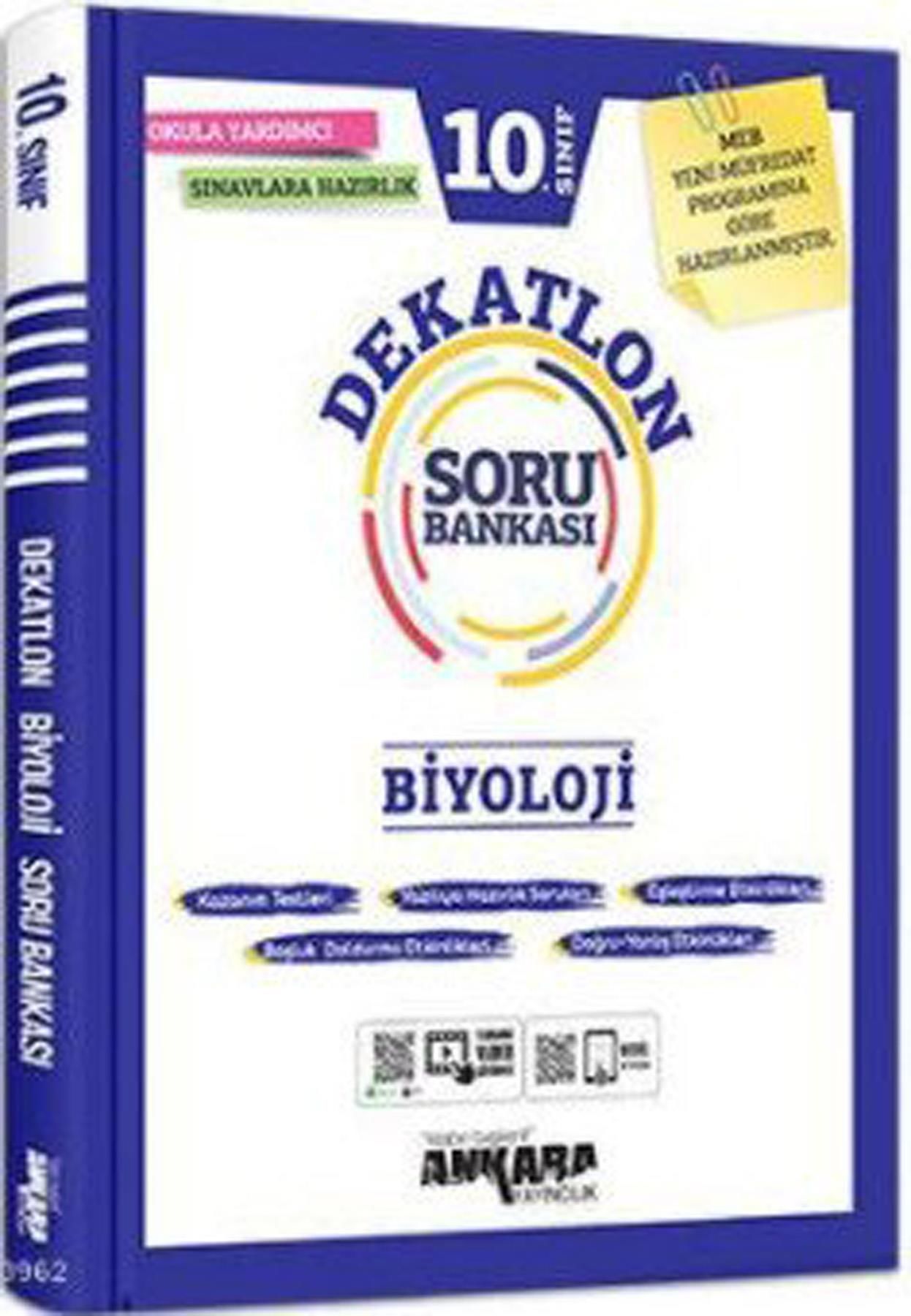 Ankara 10. Sınıf Biyoloji Dekatlon Soru Bankası