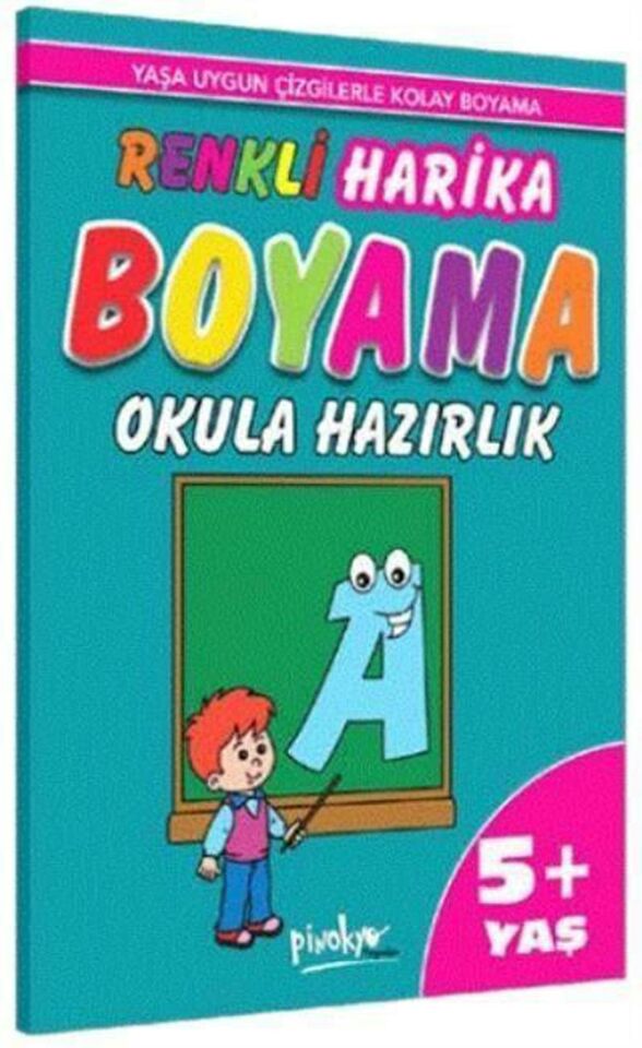 Renkli Harika Boyama +5 Okula Hazırlık