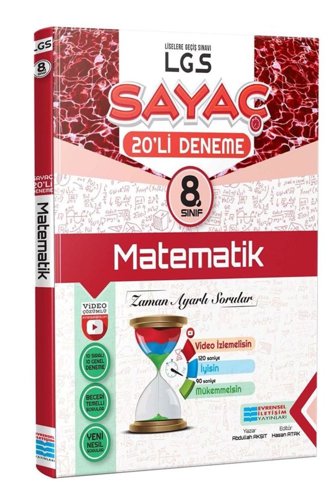 Evrensel İletişim 8.Sınıf Matematik Sayaç 20Li Deneme