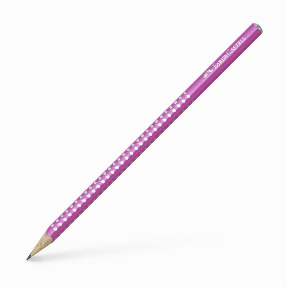 Faber Castell Sparkle Işıltılı Kurşun Kalem Pembe 118212 (1 Adet)