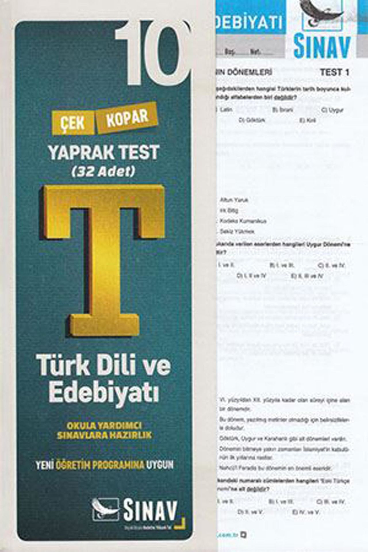 Sınav 10.Sınıf Türk Dili Ve Edebyatı Poşet Testi