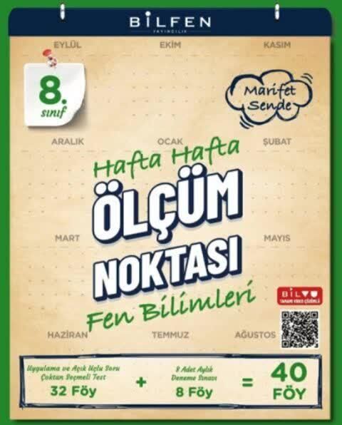 Bilfen 6.Sınıf Fen Bilimleri Hafta Hafta Ölçüm Noktası