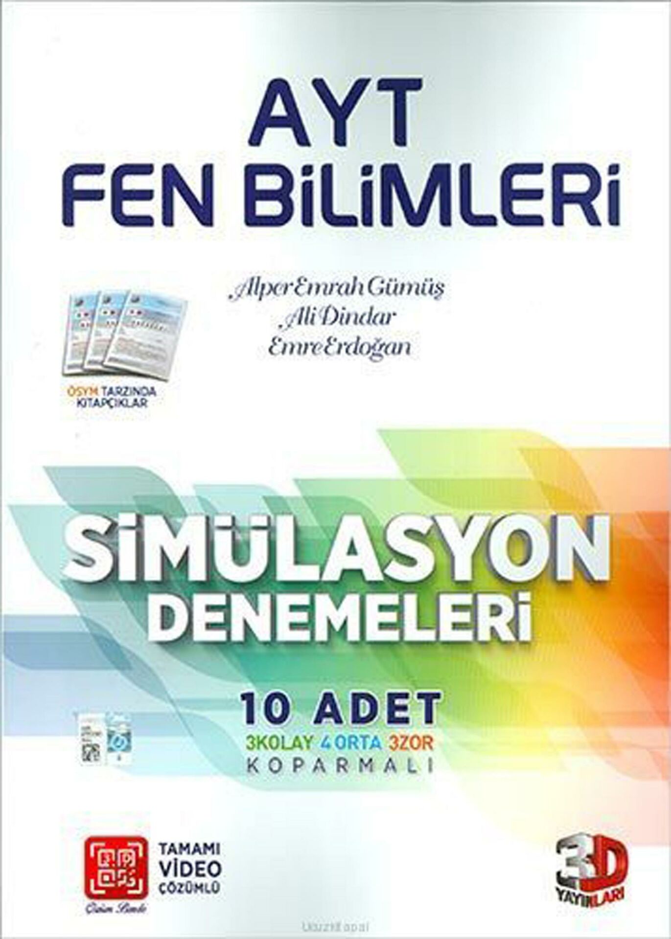 3D AYT Fen Bilimleri Simülasyon 10'lu Denemeleri