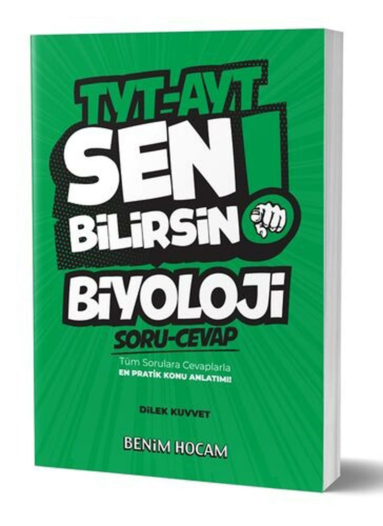 Benim Hocam TYT-AYT Biyoloji Sen Bilirsin Soru-Cevap Kitabı