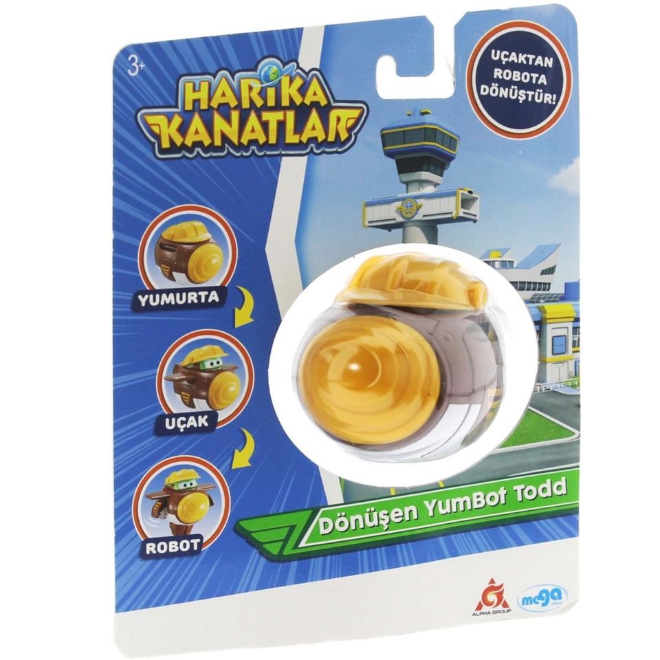 Mega Harika Kanatlar Dönüşen Yumbot Todd 20562 (1 Adet)