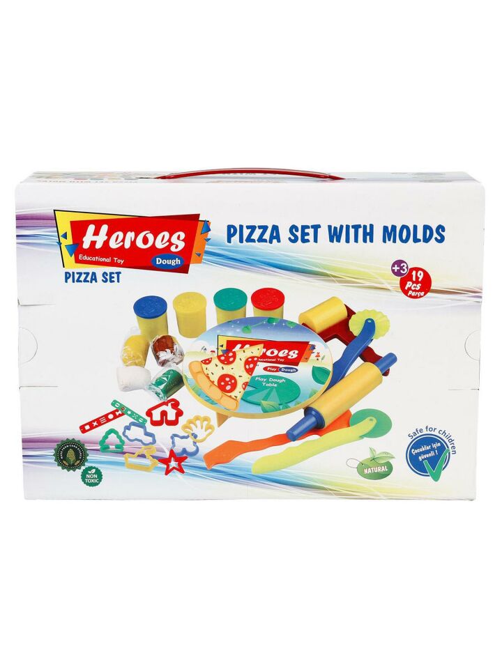 Eren Heroes Oyun Hamuru Pizza Seti Ern-540 (1 adet)