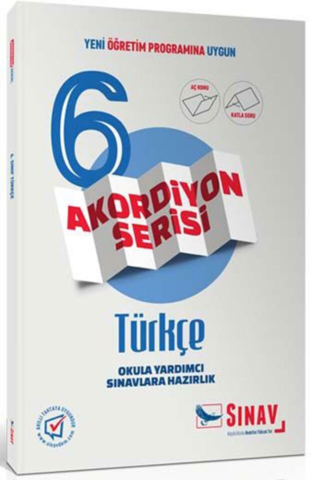 Sınav 6. Sınıf Türkçe Akordiyon Kitap