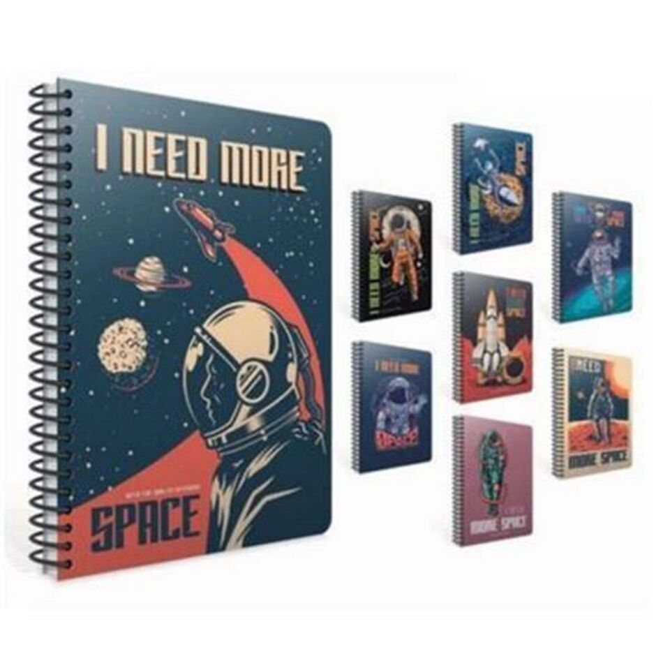 Gıpta SpaceKarton Kapaklı Defter A4 Kareli (1 Adet)