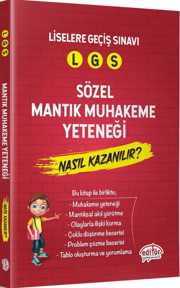 Editör 8. Sınıf LGS Sözel Mantık Muhakeme Yeteneği Nasıl Kazanılır?