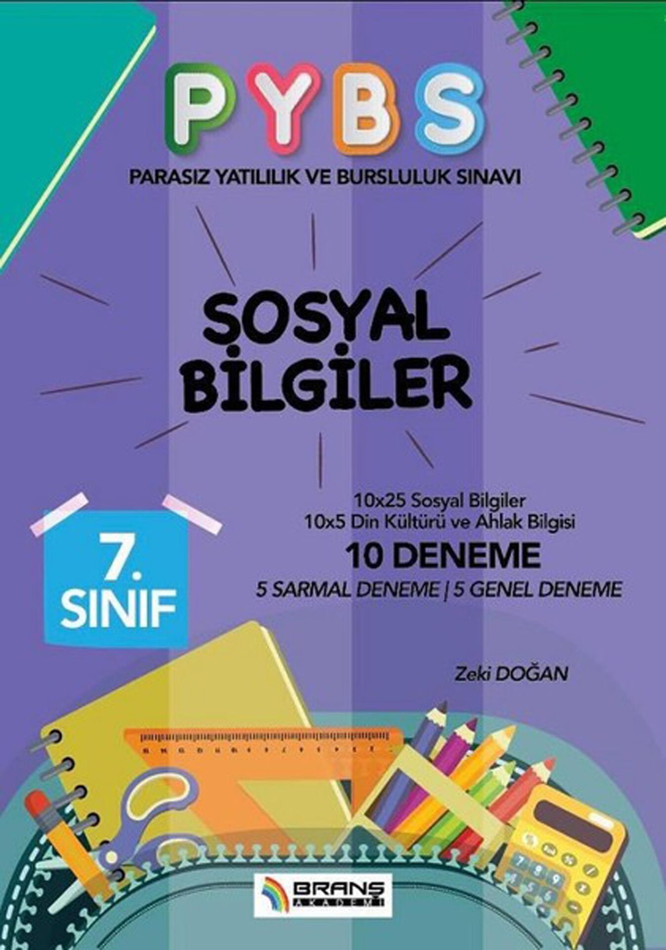 Branş Akademi 7.Sınıf Pybs Sosyal Bilgiler 10 Deneme