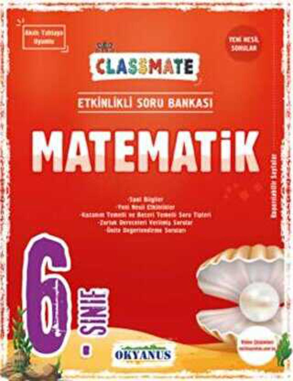 Okyanus 6. Sınıf Classmate Matematik Soru Bankası