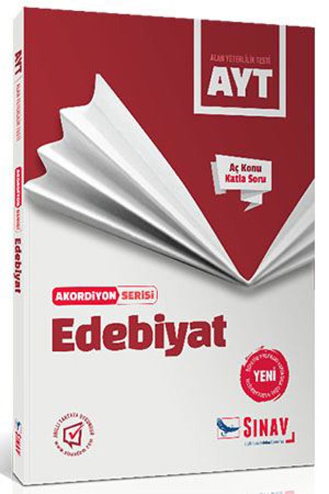 Sınav AYT Edebiyat Akordiyon Kitap