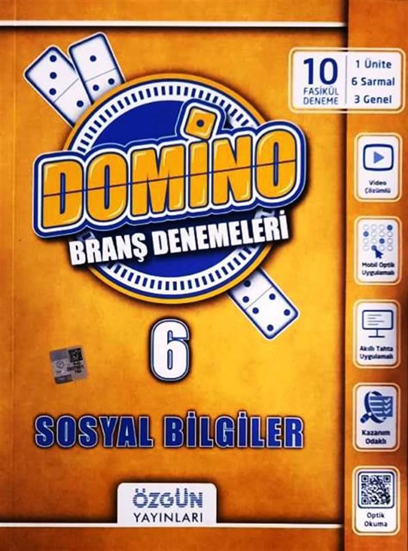 Özgün 6.Sınıf Sosyal Bilgiler Domino Branş Deneemeleri