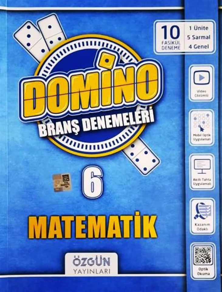 Özgün 6.Sınıf Matematik Domino Branş Deneemeleri