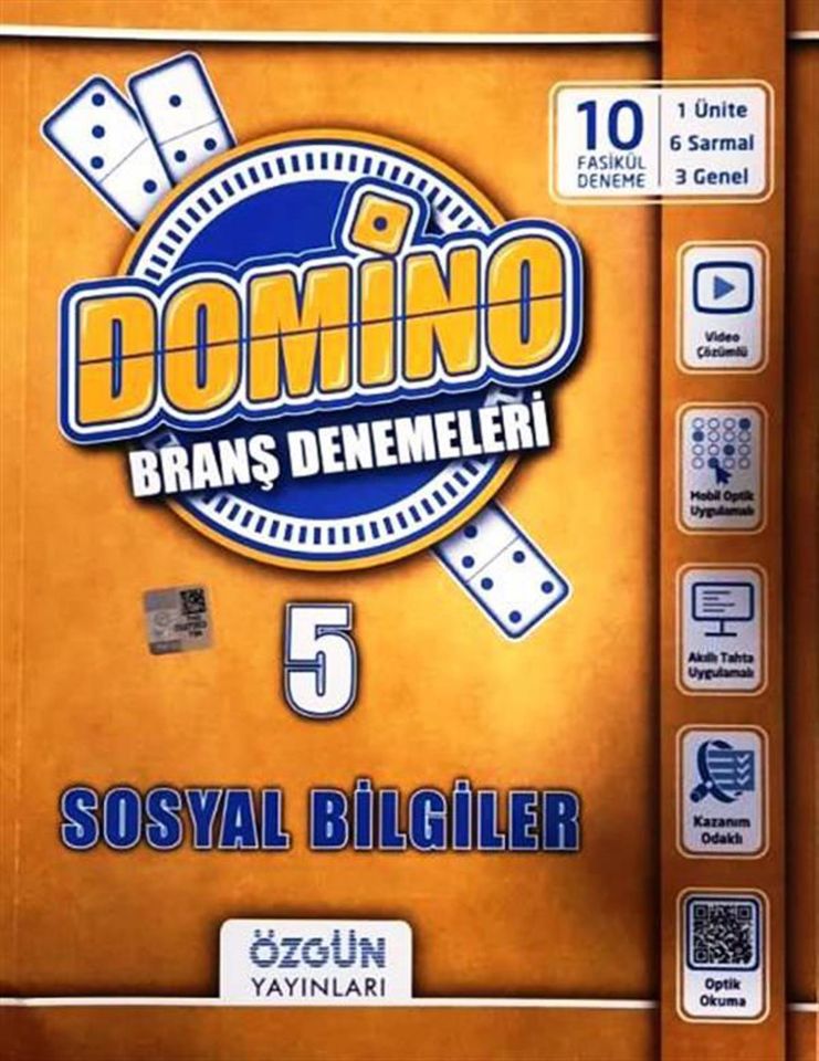 Özgün 5.Sınıf Sosyal Bilgiler Domino Branş Deneemeleri