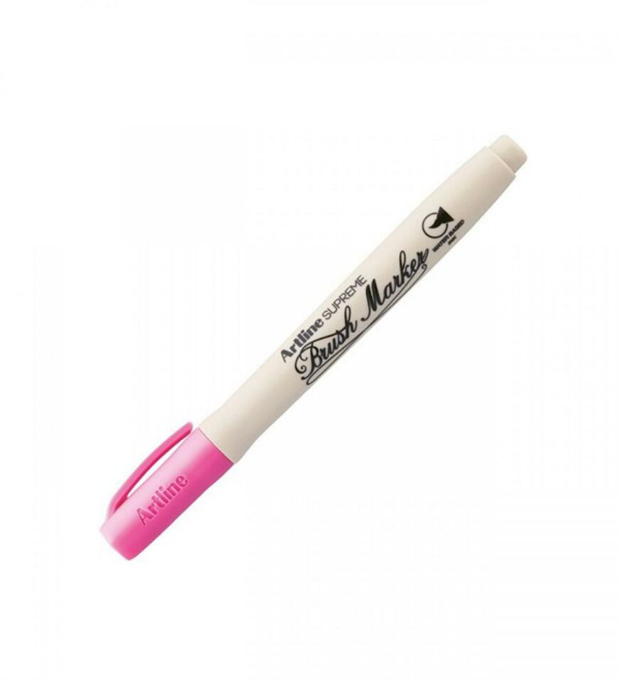 Artline Supreme Brush Marker Fosforlu Pembe (1 Adet)