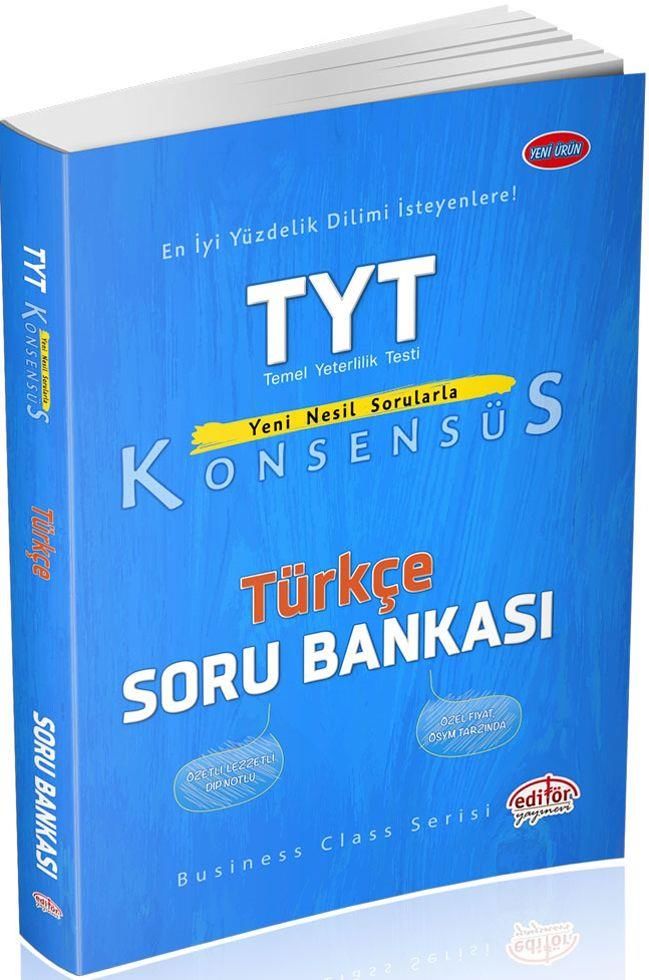 Editör  Tyt Türkçe Konsensüs Soru Bankası