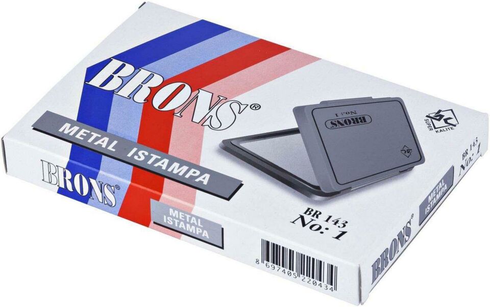 Brons Istampa Metal Kutu No-1 Br-143 (1 Adet)