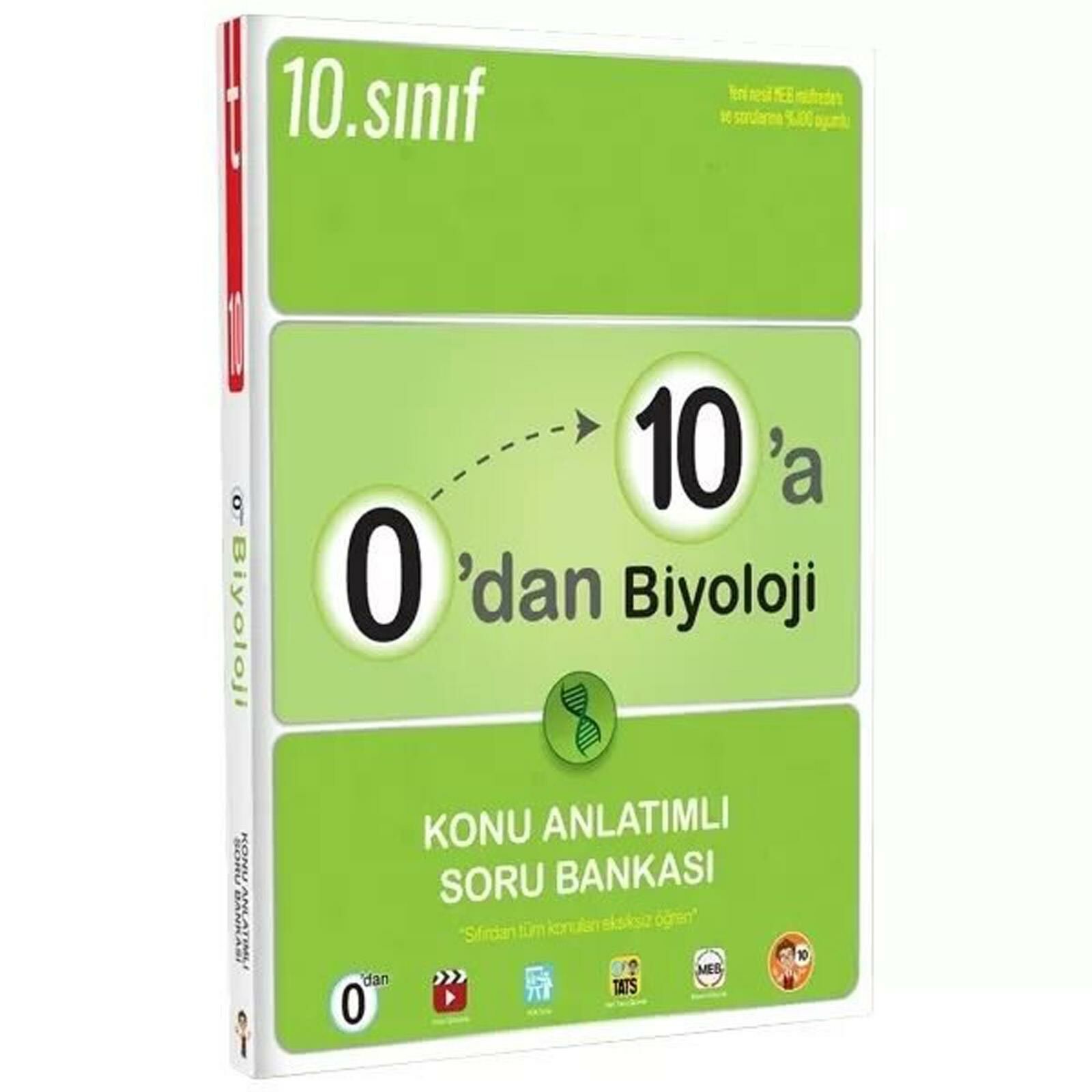 Tonguç 10.Sınıf 0dan 10a Biyoloji Konu Anlatımlı Soru Bankası