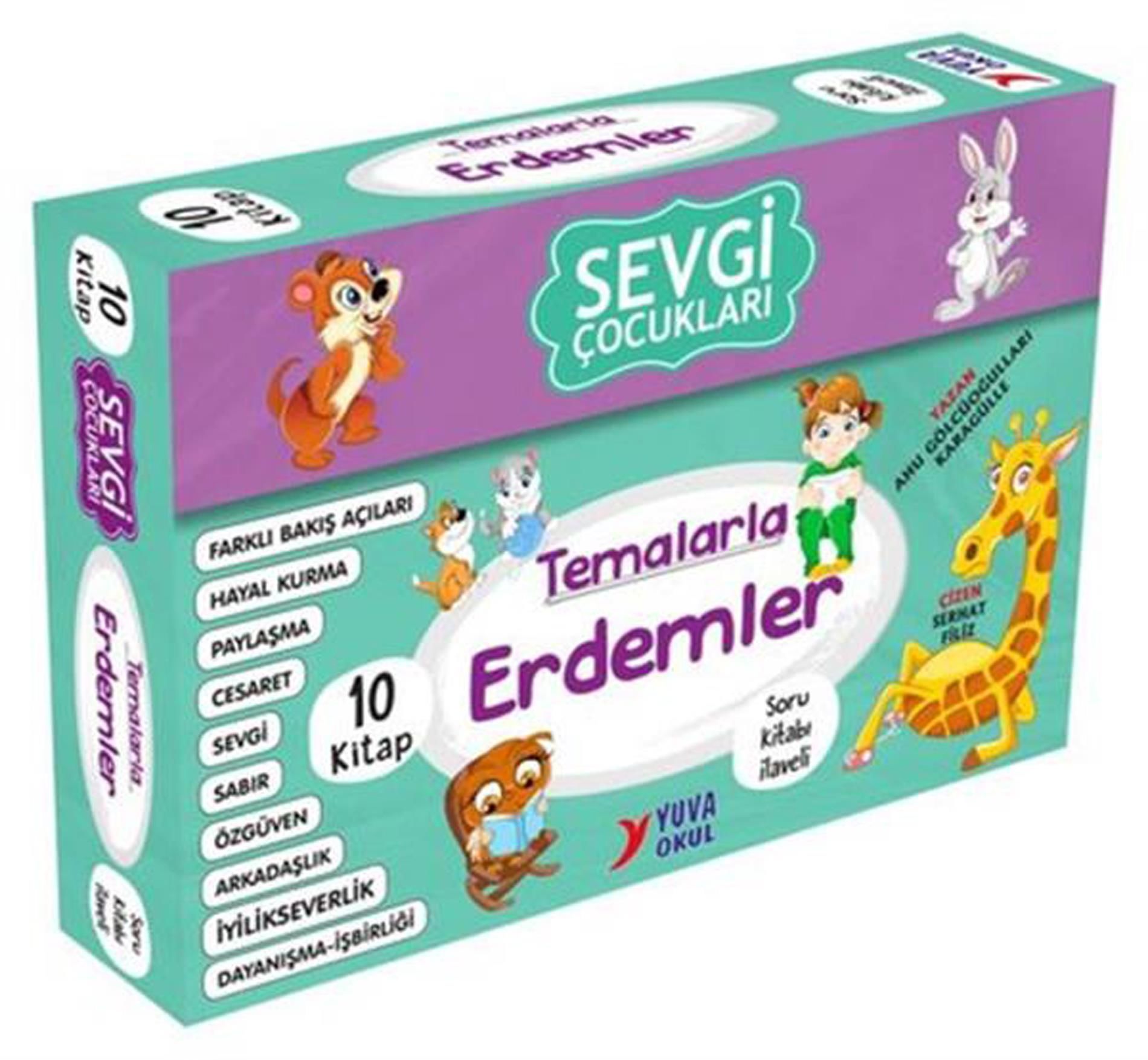 Atlas Sevgi Çocukları Temalarla Erdemler 2-3 Sınıf 10 Kitap TK (48 Sayfa)