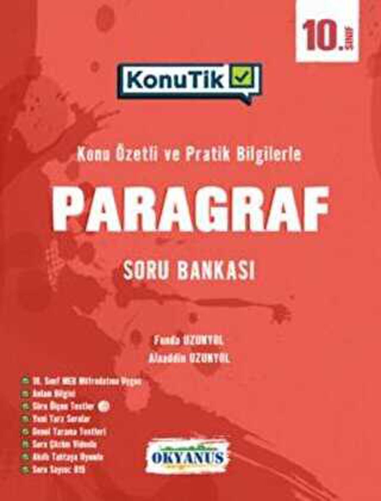 Okyanus 10. Sınıf KonuTik Paragraf Soru Bankası