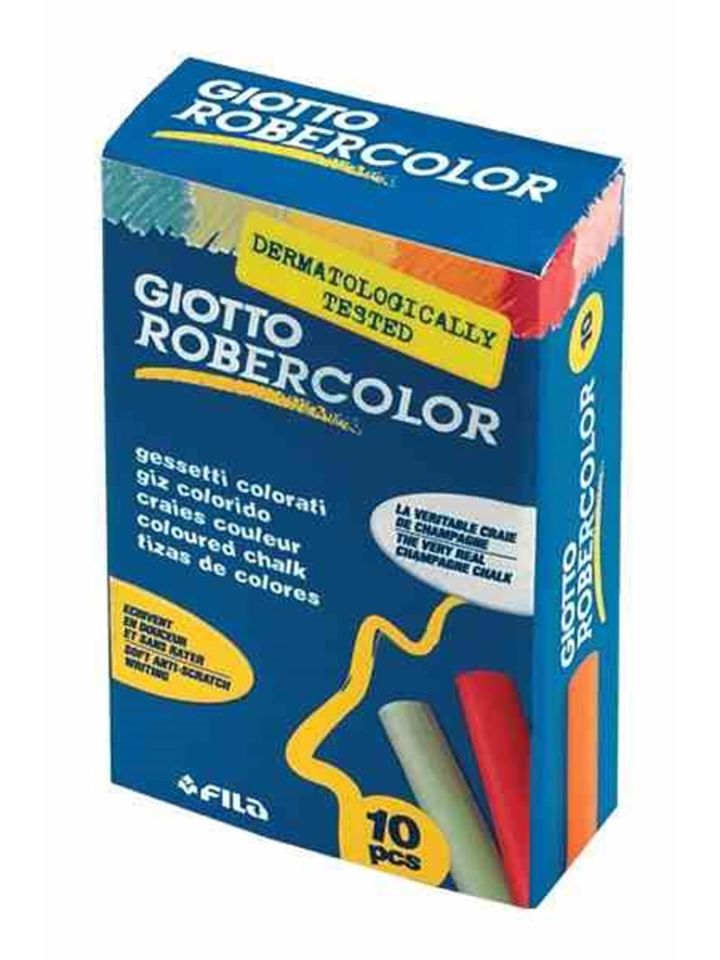 Gıotto Rober Color 10Lu Karışık Renkli Tebeşir 538900 (1 adet)