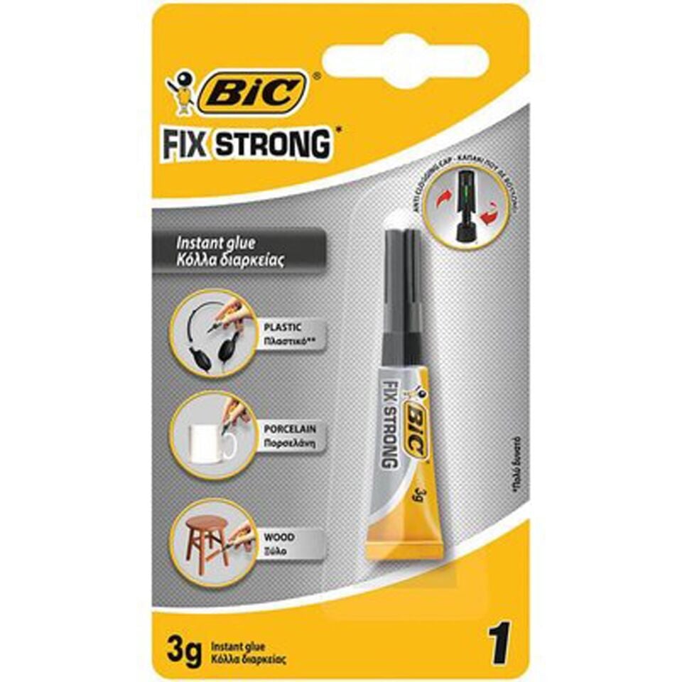 Bic Fıx Strong Süper Japon Yapıştırıcısı 3gr 9290893