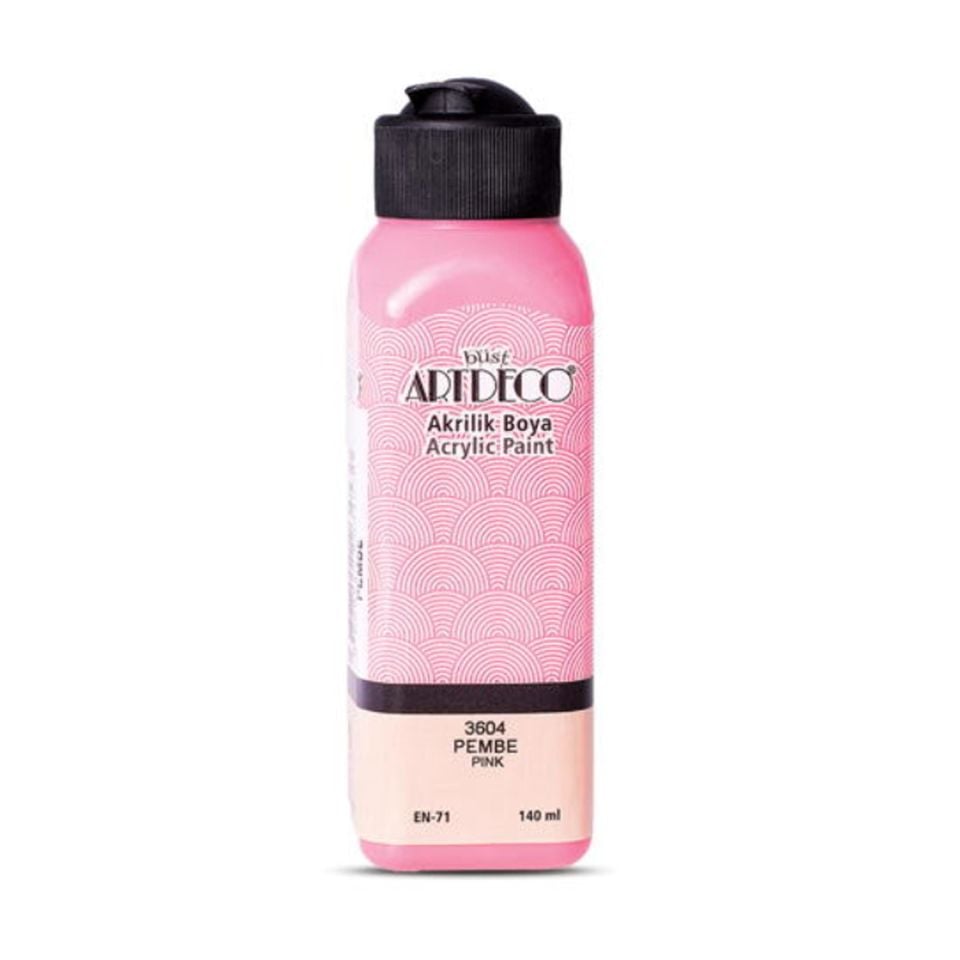 Artdeco Akrilik Boya 140Ml Pembe (1 Adet) 3604