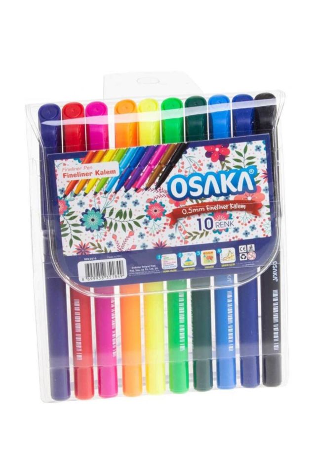 Osaka Fineliner Kalem Seti 10Lu Ofk-0510 ( 1 Adet )