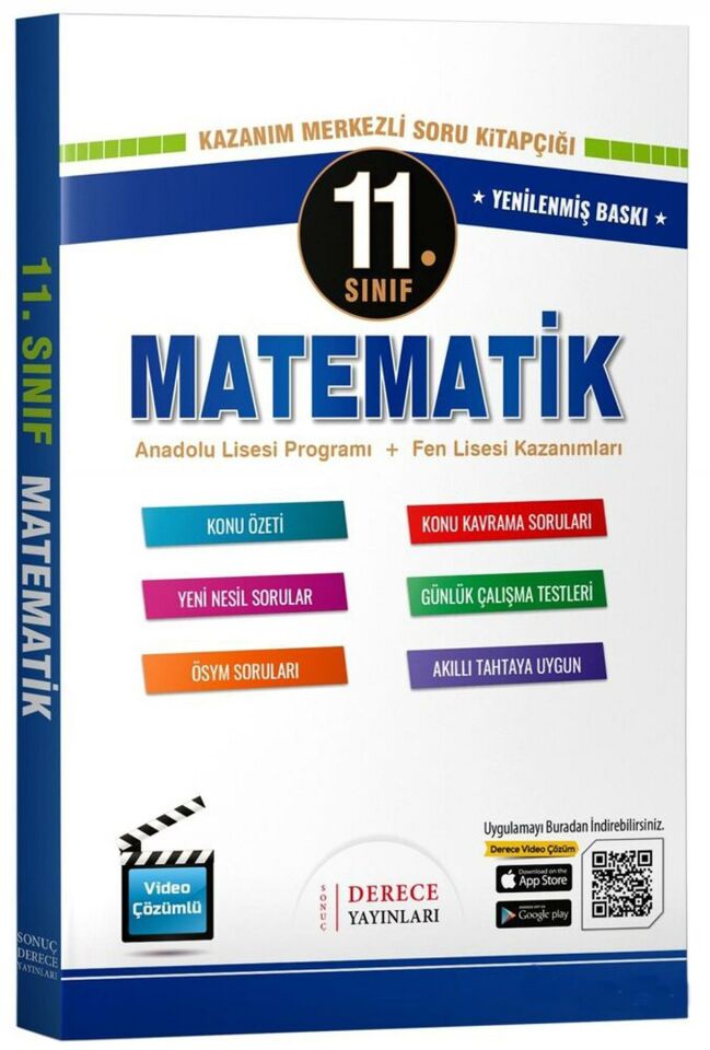 Derece 11.Sınıf Matematik Modüler Set