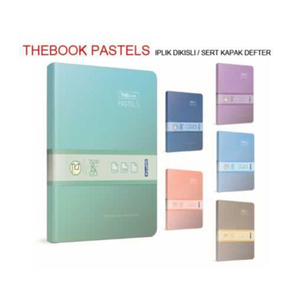 Gıpta Thebook Pastels İp.Dkş.Srt.Kpk.Defter 20x28-400 Yp. Kareli (1 Adet)