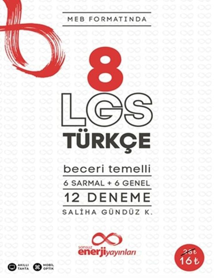 Sonsuz Enerji 8.Sınıf Lgs Türkçe 12 Deneme