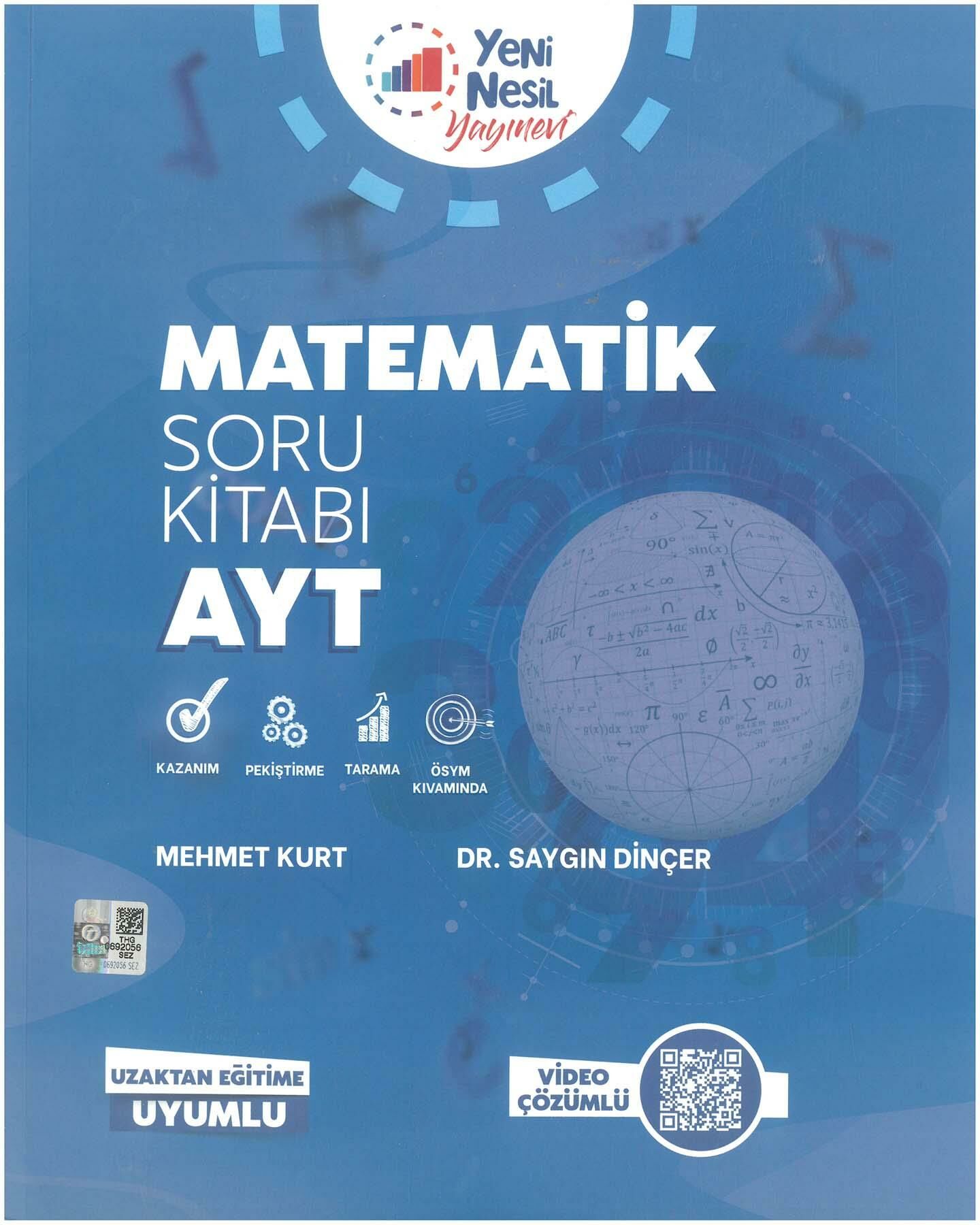 Yeni Nesil Ayt Matematik Soru Kitabı