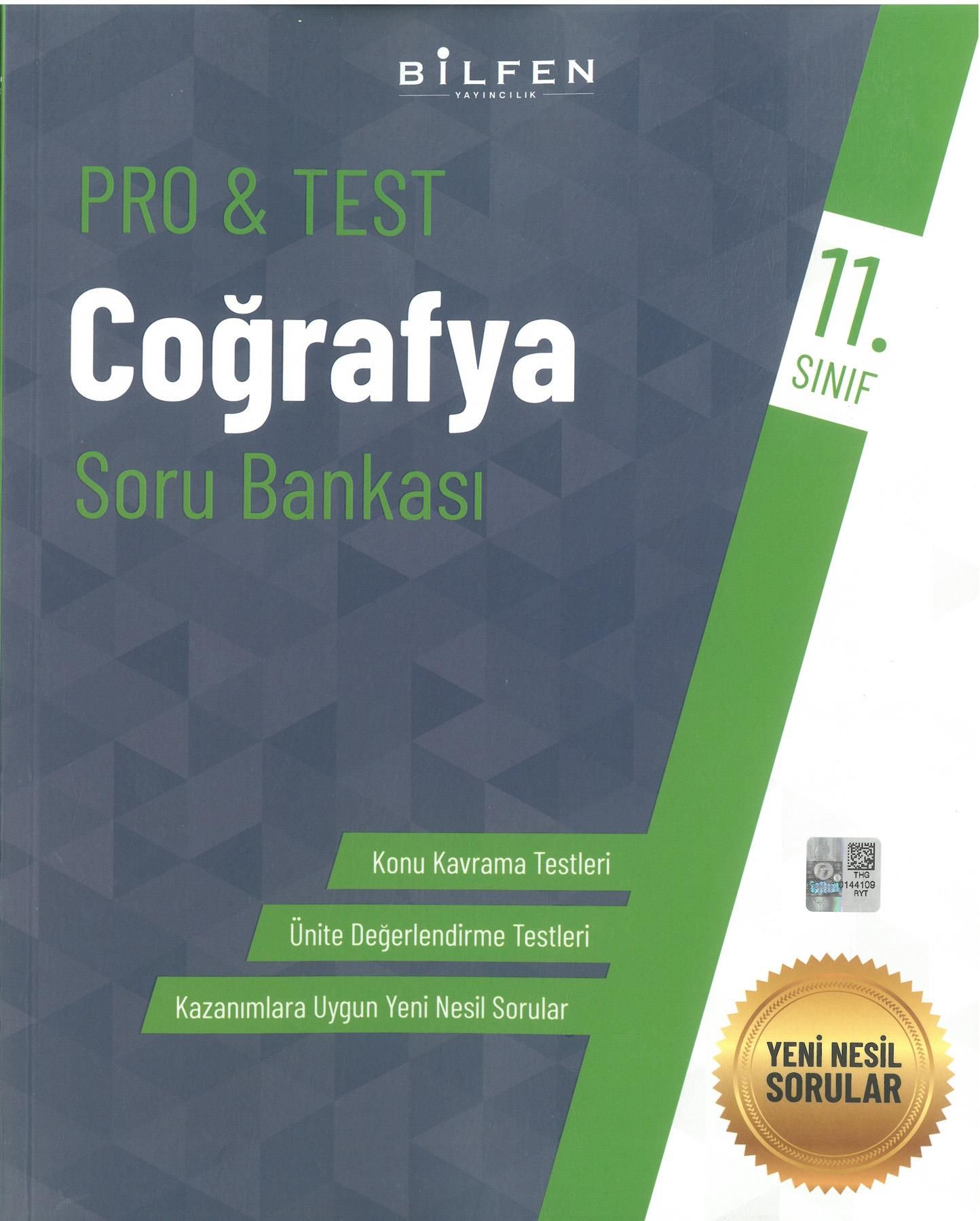 11. Sınıf Pro&Test Coğrafya Soru Bankası