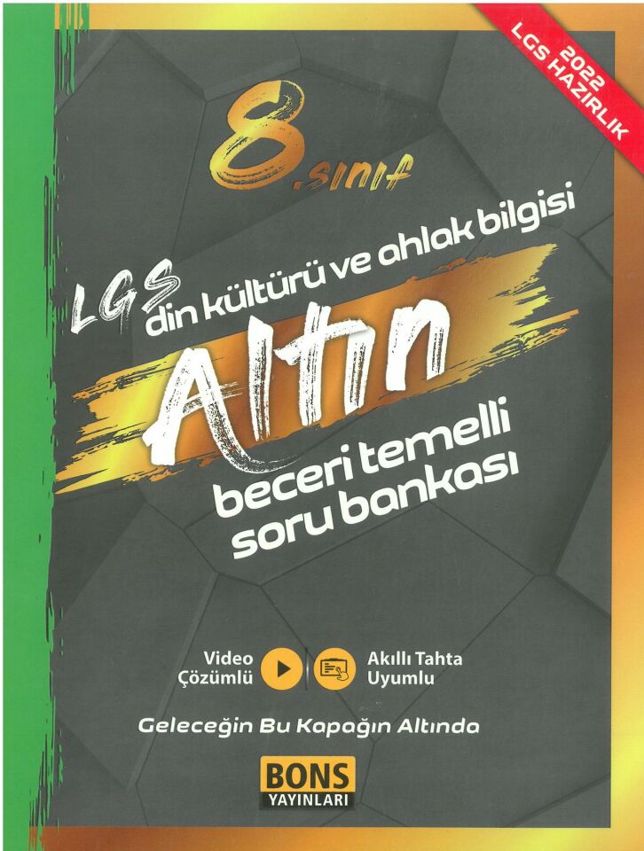 Bons Lgs 8.Sınıf Altın Din Kültürü ve Ahlak Bilgisi Beceri Temelli Soru Bankası