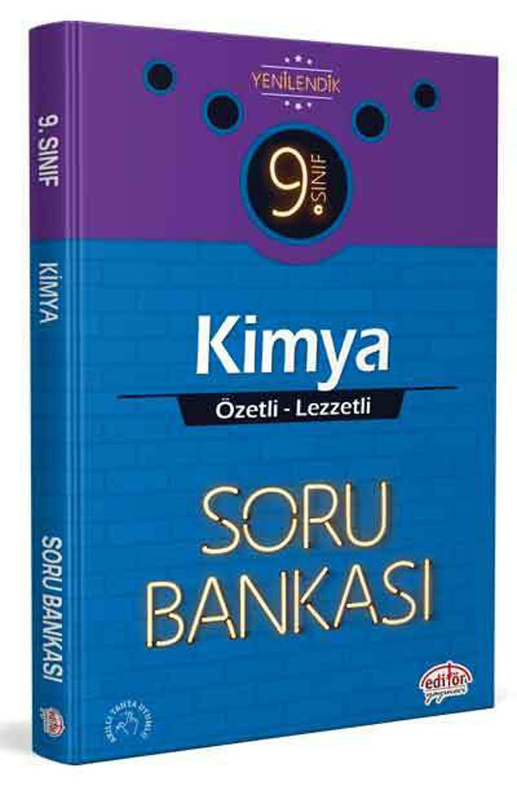 Editör 9.Sınıf Kimya Özetli Lezzetli Soru Bankası