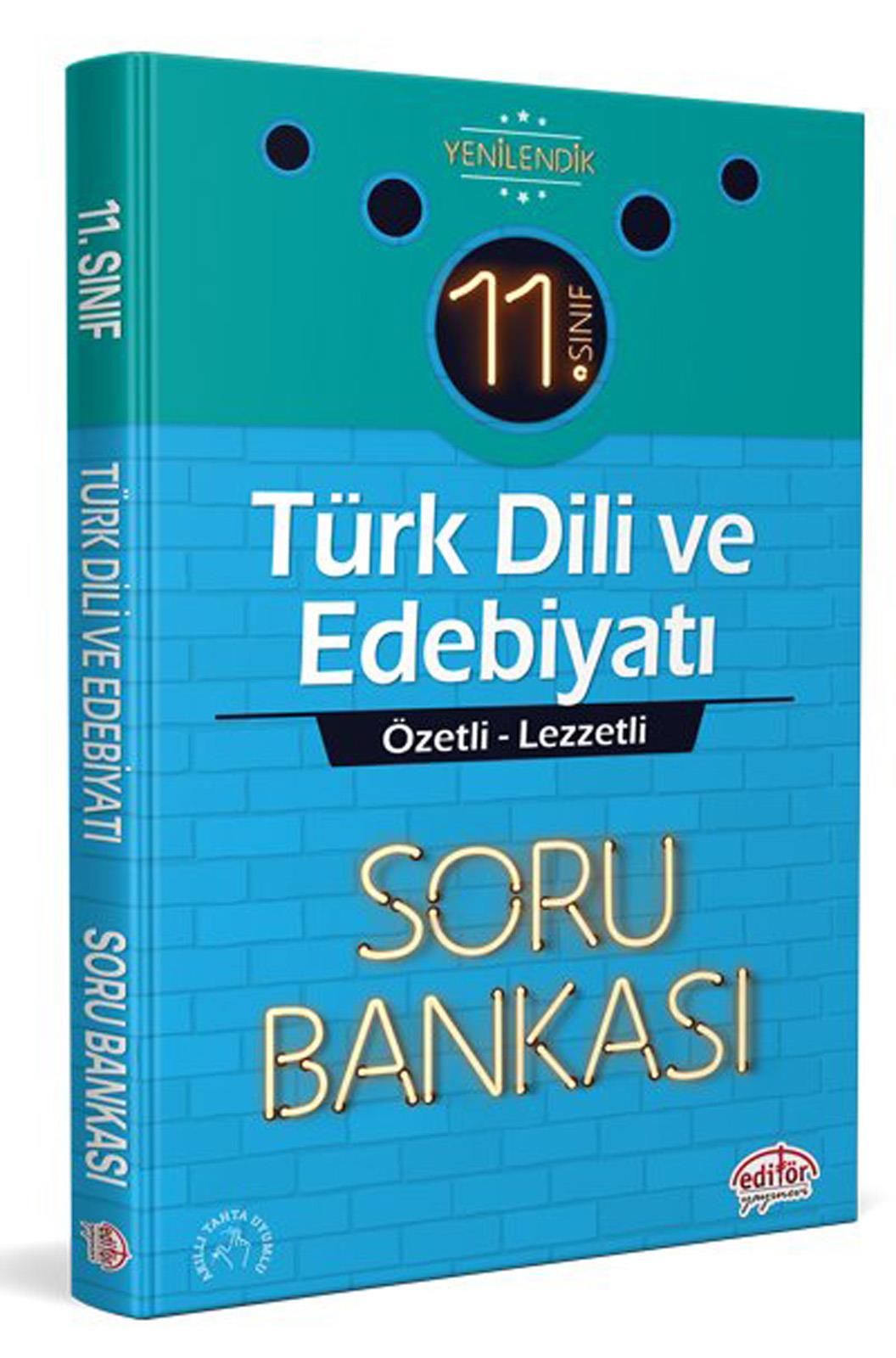 Editör 11.Sınıf Türk Dili ve Edebiyatı Soru Bankası 2022