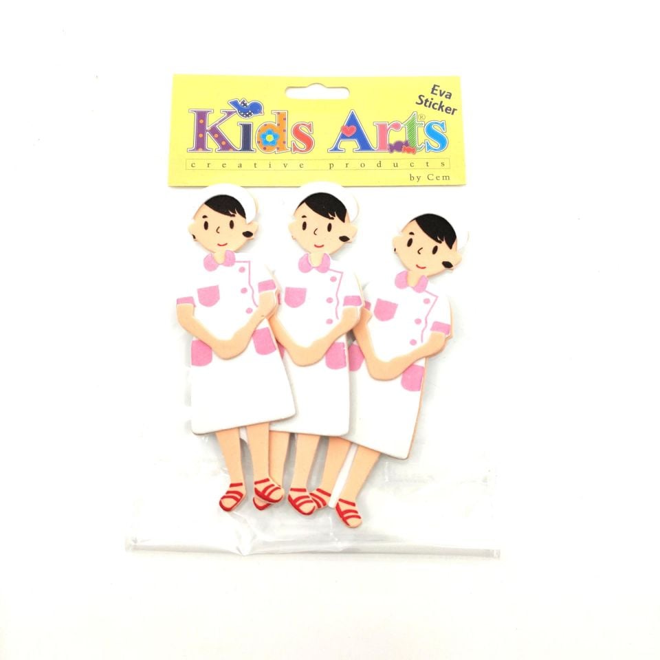 Kıds Arts Eva Sticer Hemşireler St-105593 (1 paket)