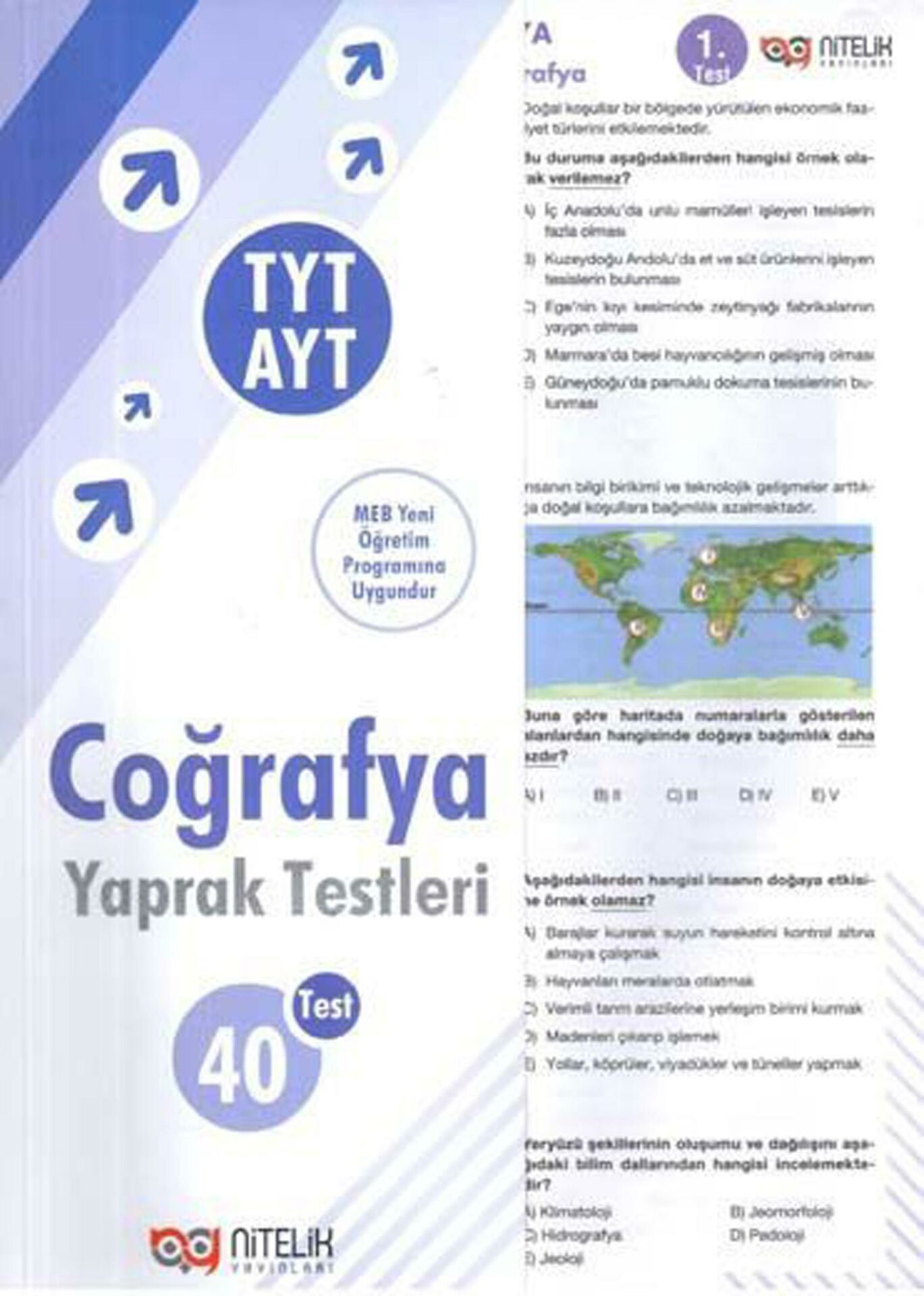 Nitelik TYT - AYT Coğrafya Yaprak Test