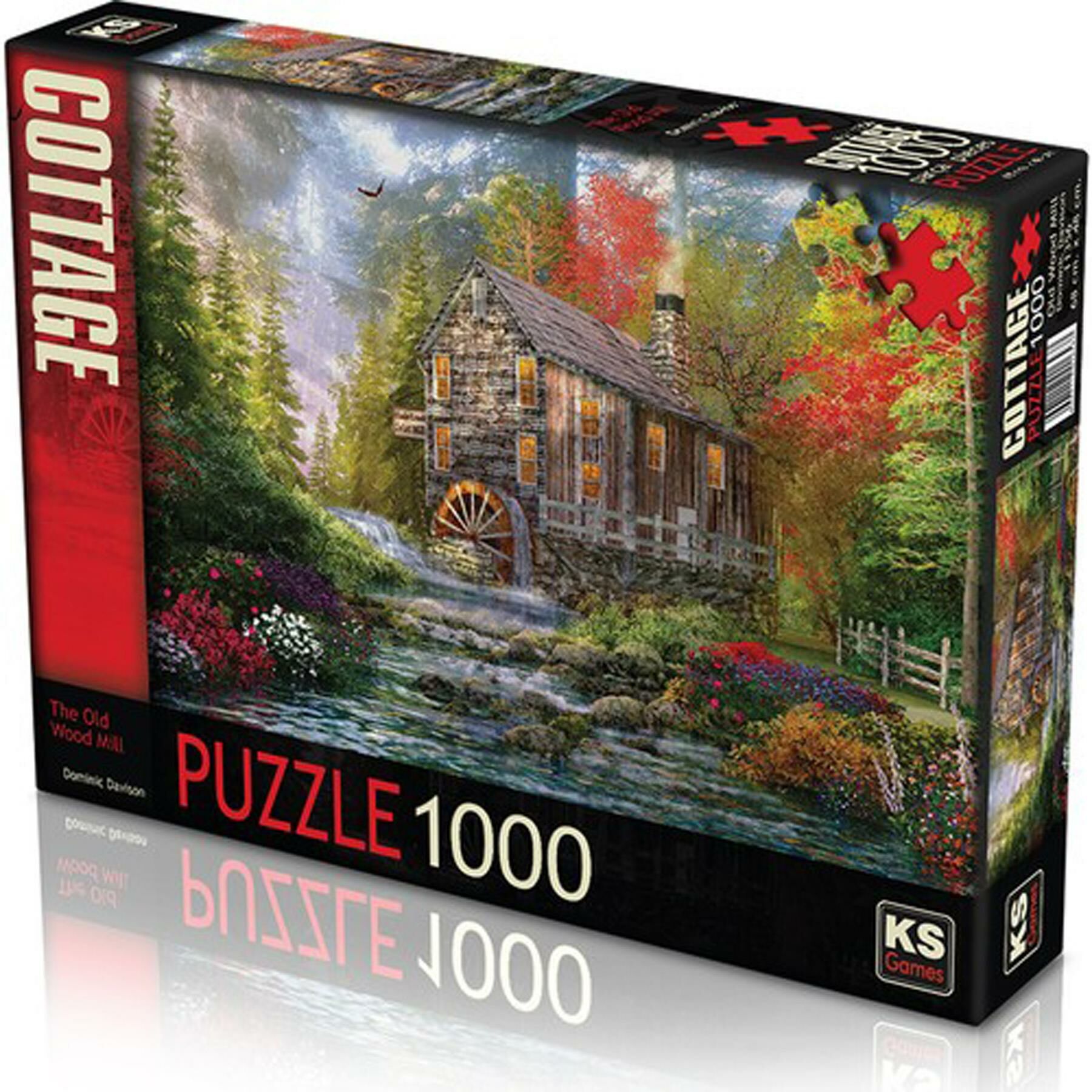 Ks Games Puzzle 1000li Old Wood Mil 11356