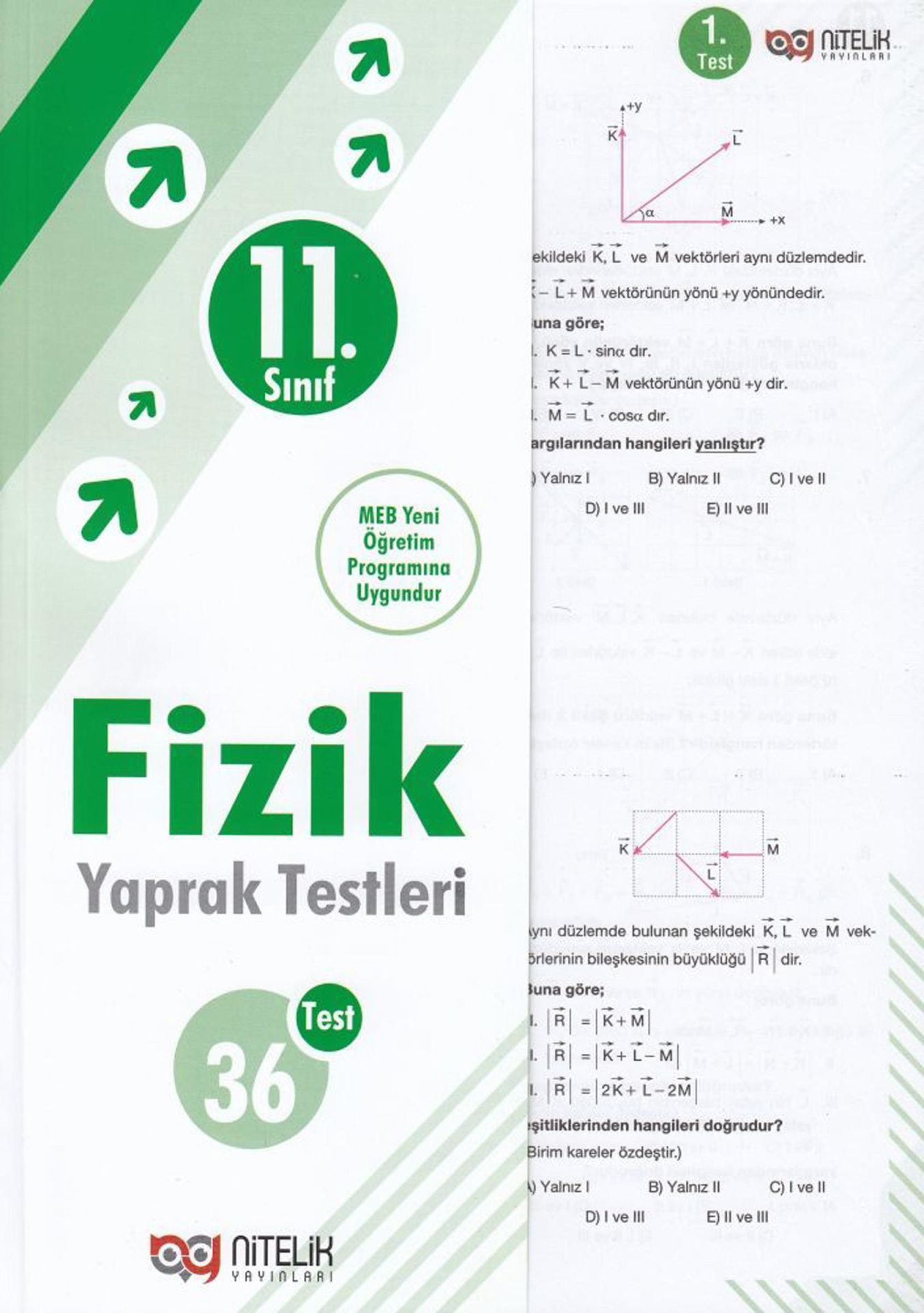 Nitelik 11. Sınıf Fizik Yaprak Test