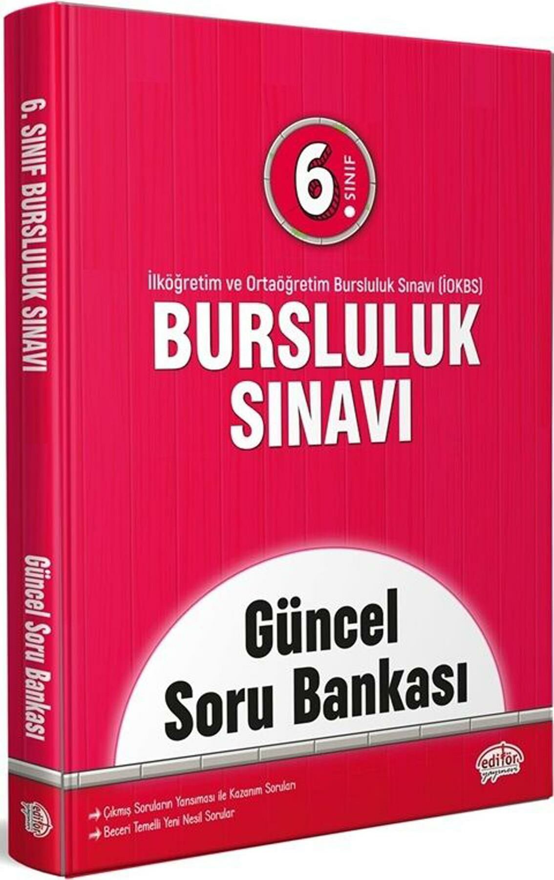 Editör 6.Sınıf Bursluluk Sınavı Güncel Soru Bankası