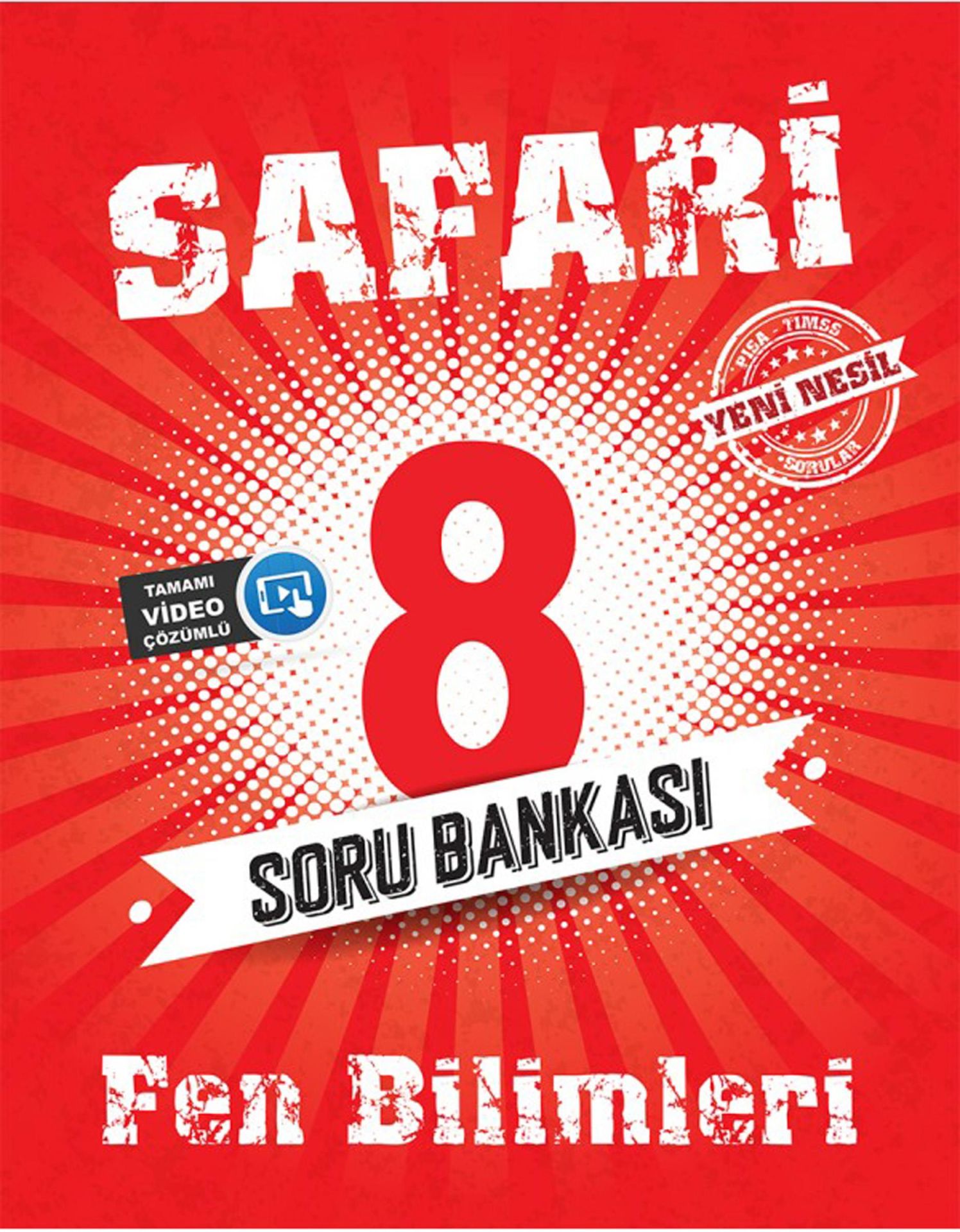 Kırmızı Beyaz 8.Sınıf Safari Fen Bilimleri Soru Bankası