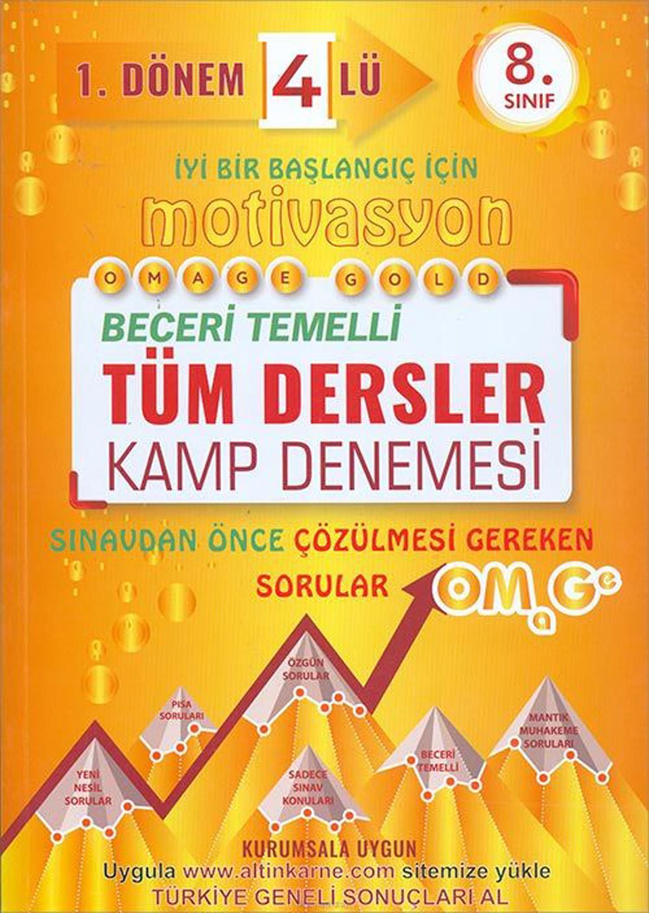 Omage 8.Sınıf Motivasyon Tüm Dersler 4'Lü Kamp Denemesi