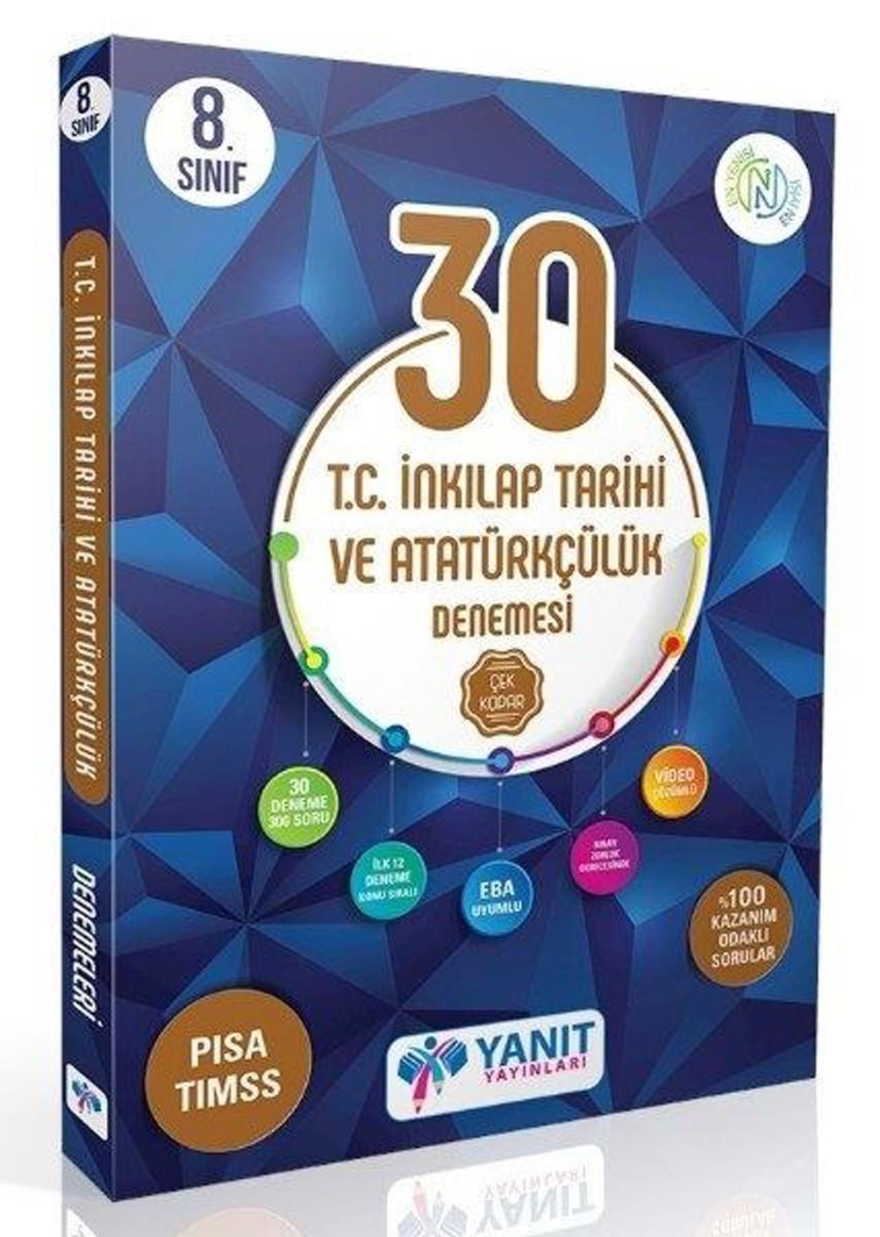 Yanıt 8.Sınıf T.C. İnkılap Tarihi ve Atatürkçülük 30 lu Branş Denemesi